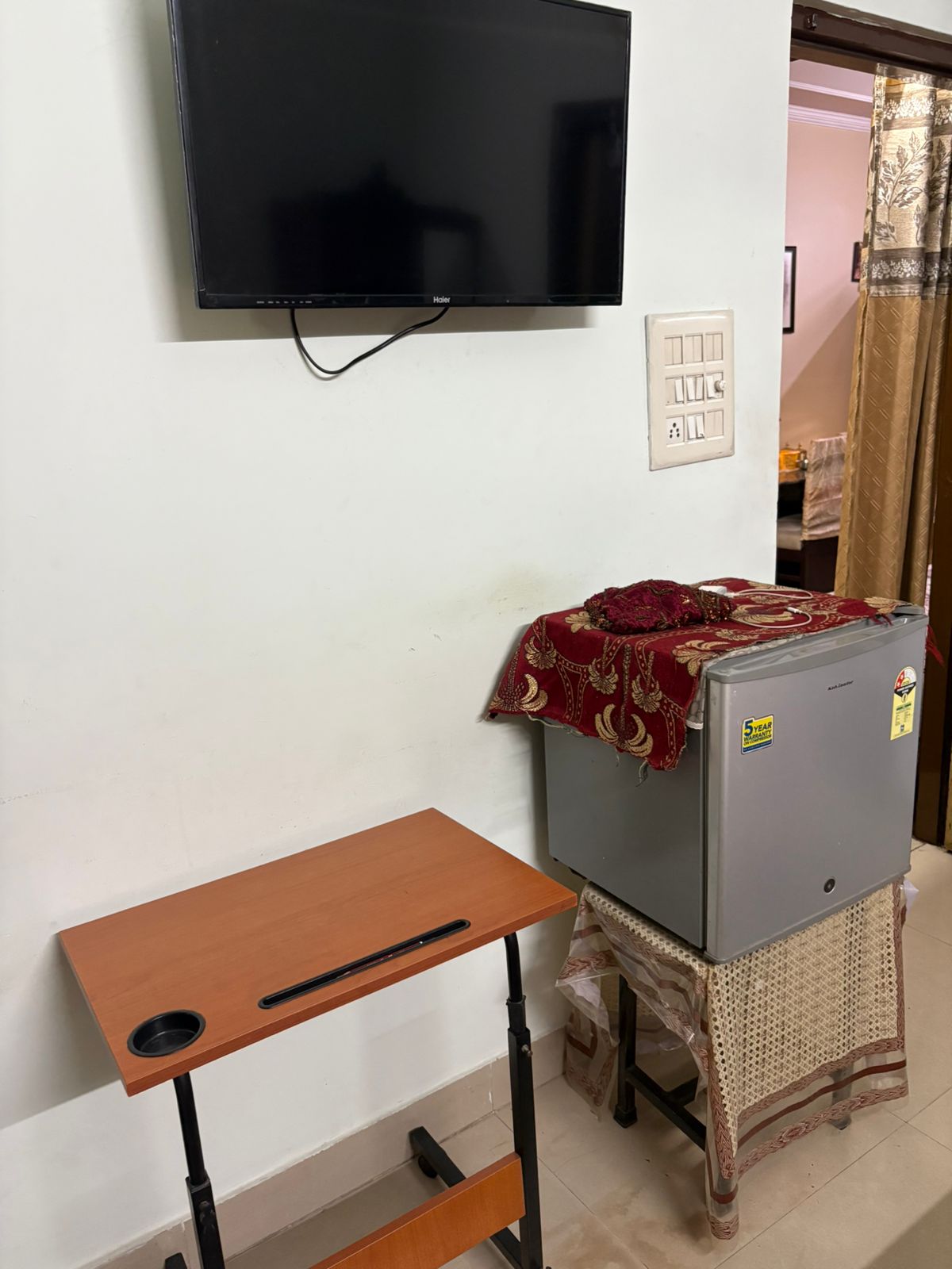 TV and Fridge